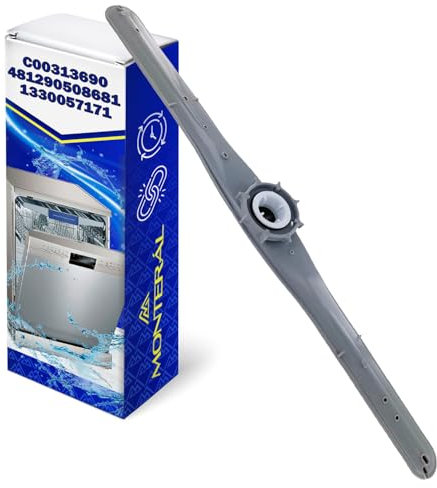 Oberer Sprüharm für Geschirrspüler mit dem Originalcode C00313690 für Indesit 481290508681 für Whirlpool 1330057171 für Franke 792954 für Gorenje Spülmaschine – Garantie 10 Jahre - MONTERAL