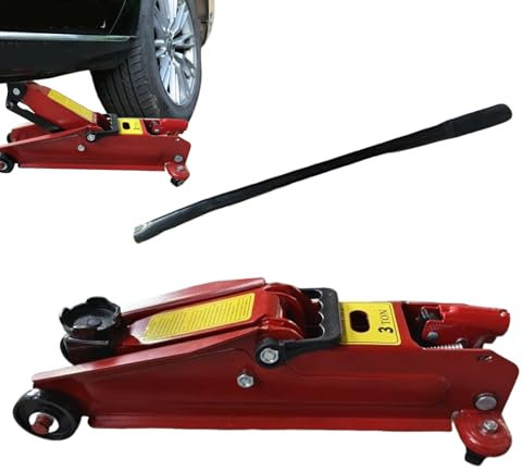 Cric Automobile - Chandelles Robustes pour Usage Intensif 3 Tonnes,Équipement Auto Moto pour Garage Atelier Remorque Ferme