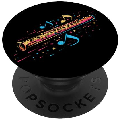 Flauto Musica Grafica PopSockets PopGrip Adesivo