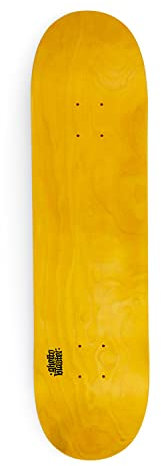 Ghetto Blaster, Small Logo YEL 8.25, Skateboard Deck blank, Aus 7 Schichten kanadischem Berg- Ahorn, Skateboard Deck Erwachsene, Skateboard Deck Jungs