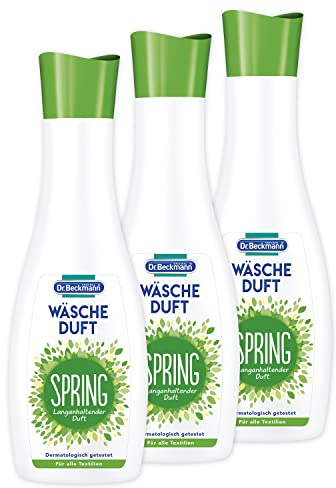 Dr. Beckmann Tvättdoft Spring | för fräsch och långvarig doft | utan sköljmedel och lämplig för alla textilier | 3 x 250 ml