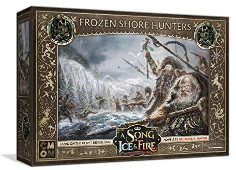 CMON A Song of Ice and Fire Tabletop Miniaturen War Frozen Shore Hunters Unit Box,Strategiespiel für Jugendliche und Erwachsene,ab 14 Jahren,durchschnittliche Spielzeit 45-60 Minuten,hergestellt