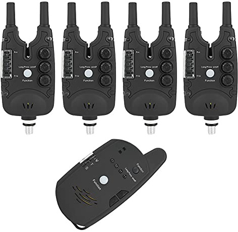 RiToEasysports Fishing Bite Alarm, ABS LED Electronic Fish Bite Detector, Fish Bite Alert, Sound Alert Indicator for Carp Fishing and Outdoor Activities
