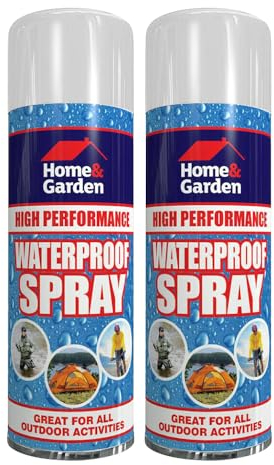 ZOPPER 2 x 300ml Waterproof Spray High Performance Water Repellent Rain & Stain Protector Spray for All Outdoors Activities Tent, Camping, Sleeping Bags, Rucksacks, Shoes & Boots