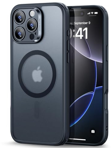 ESR for iPhone 16 Pro Max Case (4 in 1) Set, Translucent Matte Case with Screen Protector, Compatible with MagSafe, Military-Grade Protection, Classic Series, Frosted Black