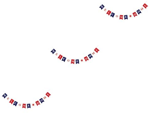 Cabilock 3 Pz Striscione Appeso Arredamento Decorazioni Per Striscioni Per Feste Stendardo in Stoffa Ghirlanda Di Stamina