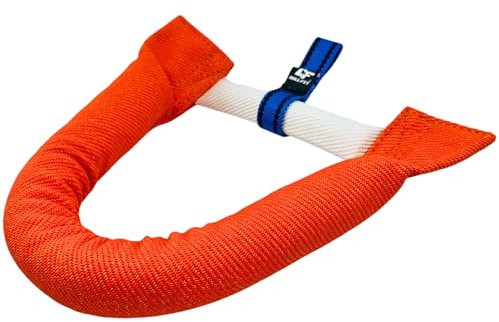 Bull Fit Manicotto Salsicciotto Molto Robusto per Addestramento, Tiro alla Fune e Giochi, 30 cm Arancione