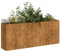 Vetnasa Jardinera oxidada 200x40x80 cm Acero corten Casa y jardín, Jardín, Jardinería, Maceteros y jardineras Marrón 25,55 KG