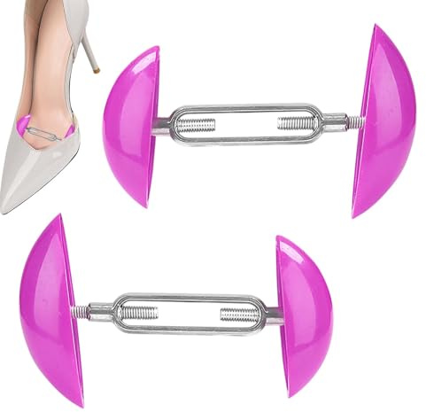 Kustimantu EXTENDER EL AFPERIO DE COSAS SAVERSIONES DE COSA PARA PIES LIBRES,Expansor de cabeza de zapatos para mujeres | Camilla de dedos con botones de perfil de aluminio para, rosa fuerte, Se