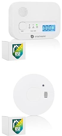 Lot Smartwares - Détecteur de monoxyde de Carbone FGA-13041 + 1 Détecteur de Fumée FSM-11710