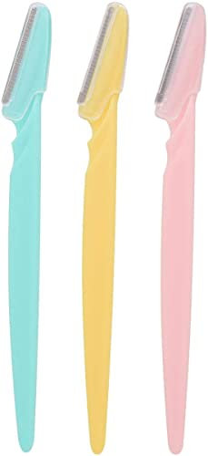 Fine Lines - Eyebrow Razor - Pack of 3, with Guarantee | Face Razors for Women, Manual Shavers Before Makeup | Eyebrow Shaper, with Dermaplaning Razors for Face | Facial Hair Remover