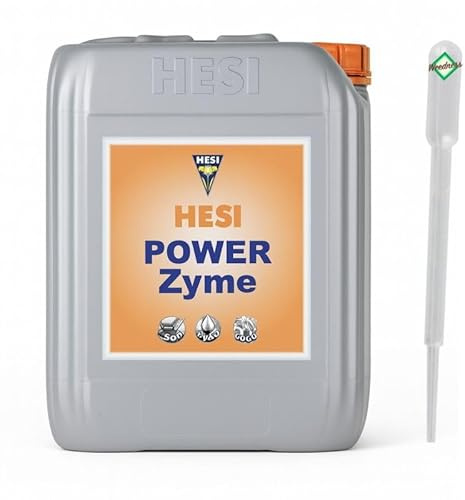 Hesi Power Zyme 5 liter - Odla gödselmedel Naturlig gödningsmedel Rotaktivator Inomhusväxter Bio flytande organisk