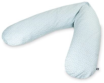 Julius Zöllner Jersey Stillkissen ca. 190 cm | Füllung 42 Liter EPS-Mikroperlen | Made in Germany | Bezug aus 100% Baumwoll-Jersey | OEKO-TEX® STANDARD 100 | Planty