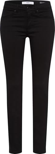 BRAX Style ANA Sensation-Jeans a Tubo sostenibili a Cinque Tasche con Effetto Push up, Clean PERMA Black, 29W x 30L Donna