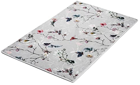 Kleine Wolke Badteppich Flores, Farbe: Multicolor, Material: 100% Polyester, Größe: 60x 90 cm