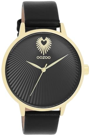 Oozoo Timepieces Damen Uhr | Armbanduhr Damen mit Lederarmband | Hochwertige Uhr für Frauen | Edle Analog Damenuhr in rund C11242