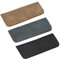 3 Stück Weich Leder Brillentasche Brillen Sonnenbrillen Etui Set Flach Weiche Brillenhülle Brille Tasche für Damen Herren