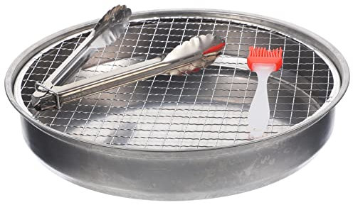 YARNOW 1set Barbecue Portatile Da Esterno Inossidabile Grill Usa e Getta Per Picnic e Campeggio e Utilizzare