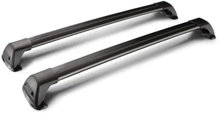 Auto Portaequipajes Barras para Serie 3 E46 3 Puertas Hatch 2000-2004 Barras Techo Barras Laterales Rieles Transversales Portaequipajes Cinturón Seguridad Bloqueo(Negro)