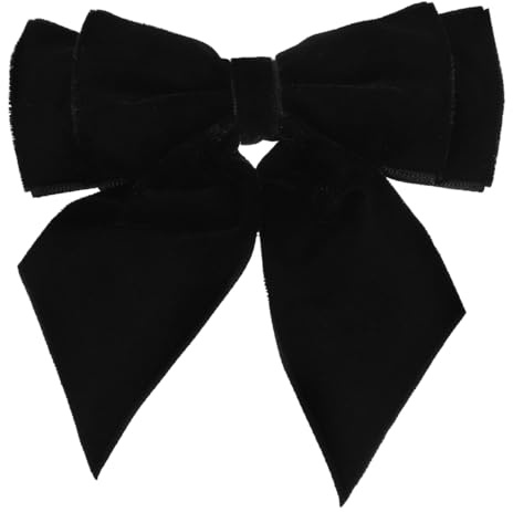 KOMBIUDA Broche De Lazo Grande De Terciopelo Broche De Pajarita Para Mujer Alfiler De Cuello Joyería Para Vestidos Blusas Bufandas Y Pañuelos Accesorio Para Fiestas Y Reuniones