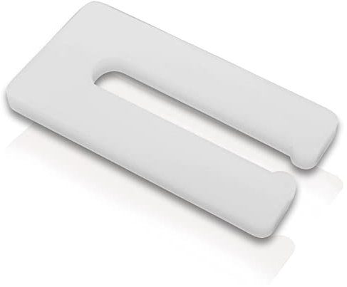 My Plast® 150 Stück 4 mm Unterlegeplatten – Distanzhalter aus Kunststoff I Verglasungsklötze, Montagekeile aus Vollmaterial