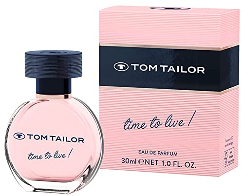 Tom Tailor Damen-Parfum time to live! 30 ml I fruchtig feminines Eau de Parfum mit Noten von Mandarine, Zitrone & lieblich-grünen Maiglöckchen I Women Perfume für jedes Alter I Casual und einzigartig