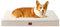 EHEYCIGA Orthopädisches Hundebett Mittelgroße Hunde 89x58x9cm, Hundekissen Waschbar Flauschig,Hundematte Hundematratze für Kiste, Kamel