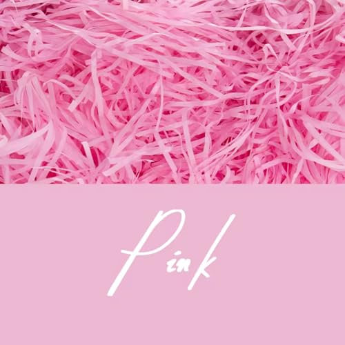 Premium Pink Tissue Paper - Shredded for Gift Boxes & Hampers - Packaging Paper (100g)