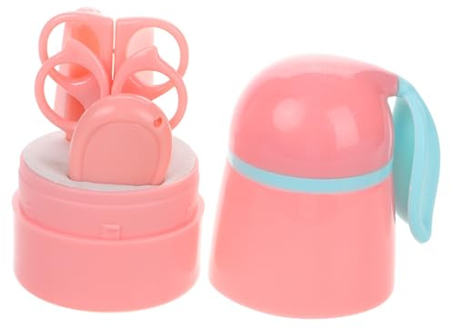 RORPOIR Nagelpflege Mit Süßem Etui Nagelschneider Schere Nagelfeile Pinzette Für Neugeborene Und Kleinkinder Sanfte Pflege Für Empfindliche Finger