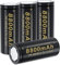 ZWDCVFGK 26650 lithium Battery 8800MAH3.7v Rechargeable Battery Bright Flashlight Handheld Fan Flat Tip Battery