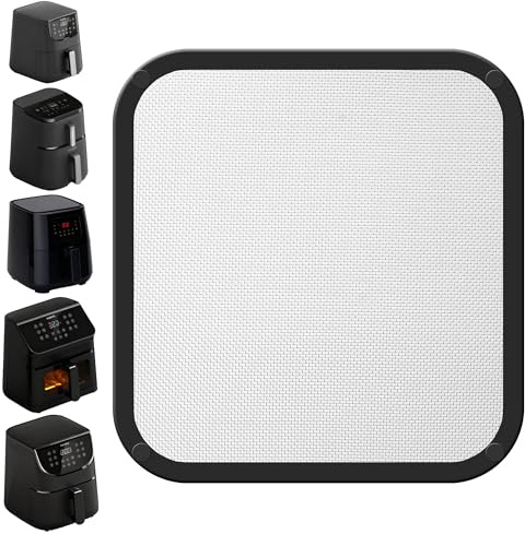 ACOMTUO Paraspruzzi per friggitrice ad Aria Calda Cosori Airfryer TurboBlaze 5,5L 6,0L 6,2L, para Spruzzi Airfryer Philips Accessori per HD9285 XXL 7,2L e HD9270 XL 6,2L,22 x 21 x 0,5 cm