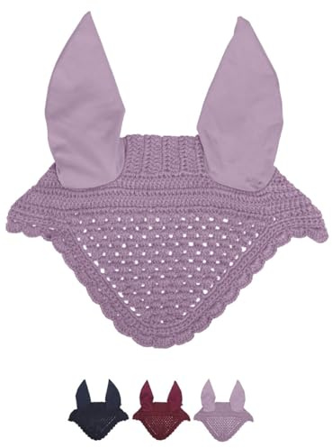 netproshop Virkad öronhuva med hög elastanhalt stl. Ponny Cob Full, storlek: cob, färg: lavendel