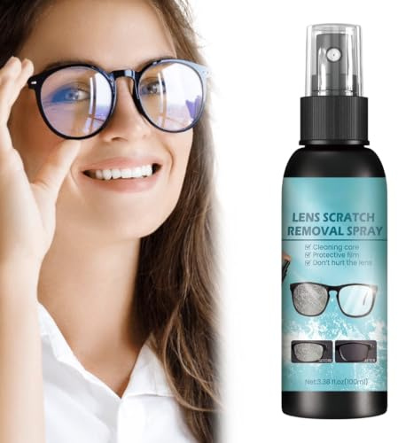 Spray Limpia Gafas,Spray Limpiador Arañazos Gafas,Sprays Eliminación Arañazos Lentes,Spraies Para Eliminar Rayones De Lentes,Spraies Reparador de Lentes