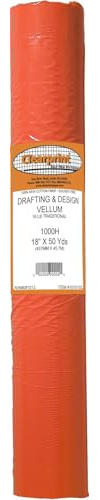 Clearprint 18 x 50 Yards 1000H Design Vellum Roll, 16 lb., 100% Cotton, 1 Each