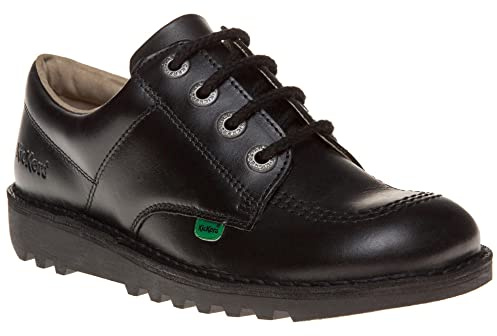 Kickers Women's Kick Lo Shoes | Extra Comfort For Your Feet | Added Durability, Black Patent, 6.5 UK