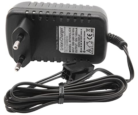 vhbw Ladegerät kompatibel mit Husqvarna Automower 320, 330X, 420, 430, 430X, 440, 450X, 520 Akku-Rasenmäher Roboter Li-Ion-Akkus (18V)