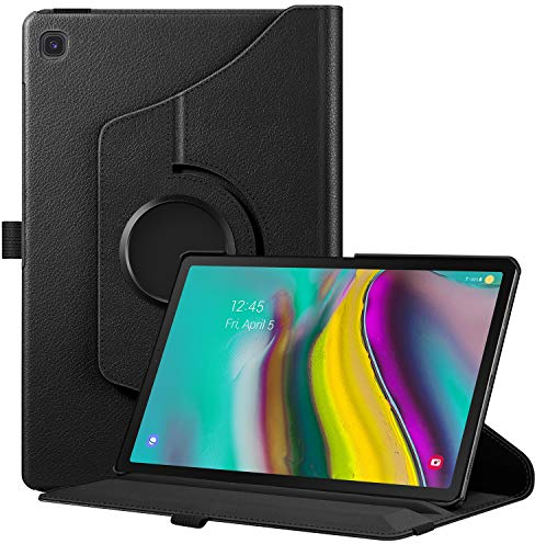 Fintie Hülle für Samsung Galaxy Tab S5e 10.5 2019, 360 Grad verstellbare Schutzhülle Cover Case Tasche mit Auto Schlaf/Wach Funktion für Galaxy Tab S5e 10,5 Zoll SM-T720/T725 2019 Tablet-PC, Schwarz