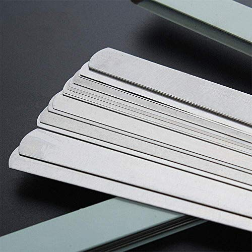 BE-TOOL mått med 17 blad, mätverktyg, rostfritt stål, mätverktyg, markerad, metrisk mätare (100 x 10 mm, 1 st)