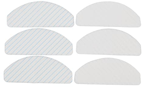 6 Stück Wischtücher Ersatz für Yeedi Vac 2pro Staubsauger Waschbar Wiederverwendbare Wischtücher Reinigungspads Ersatzteile Kehrmaschine Zubehör