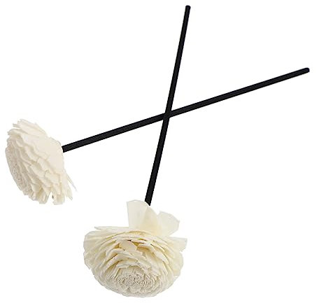 Zerodeko 2piezas Varillas Difusoras De De Flores De Rattan PE De Palos Aromaterapia para y Decoración del para Aceites y