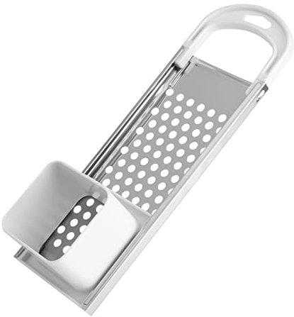 Silver Kitchen Stainless Steel Blade Spaetzle Noodle Dumpling Maker Pasta Cooking Tool Stainless Steel Spider Strainer Skimmer Spoon Pasta Strainer Can be Used Either