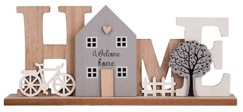 UNUS Soporte de madera para decoración de casa, árbol y bicicleta, diseño rústico para salón, pasillo y dormitorio