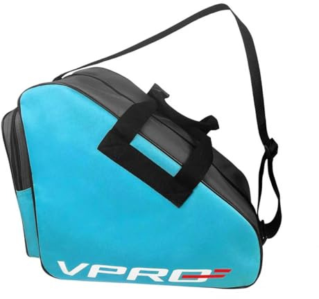 VPRC - Borsa per pattini, Pattini, Pattini, per Bambini e Adulti, con Tracolla e Cerniera (Azzurro)
