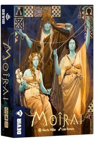 Devir - Moirai, Juego de Cartas, Juego de Mitología Griega, Divertido y Rápido, a Partir de 10 Años (BGMOIML)