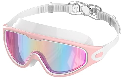 Ambienden Gafas Natacion Hombre Para Adultos, Montura Grande, Antivaho, ProteccióN UV, Lentes HD | Gafas Natacion Mujer Unisex Ideales Para Buceo Y Deportes AcuáTicos Al Aire Libre-WP