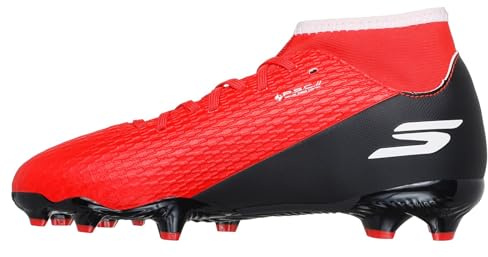Skechers Boys' SKX_2 High MG Trainer, Red, 13 UK Child