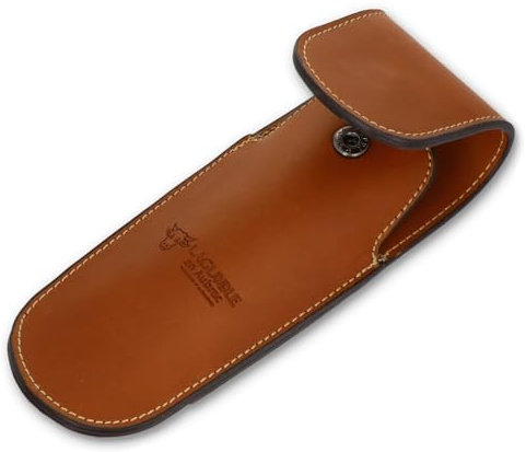 LAGUIOLE en Aubrac Gürteletui -.Messertasche für Laguiole Jagdmesser Jagd-Taschenmesser - Leder braun