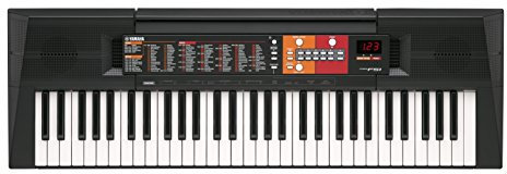 YAMAHA PSR-F51 Electronic Keyboard - Portable Beginners Instrument with 61 Full Sized Keys, in Black