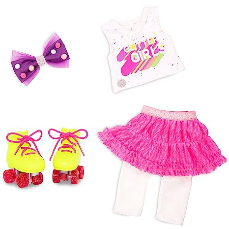 Glitter Girls Diversión sobre Patines, Conjunto para muñeca de 36 cm