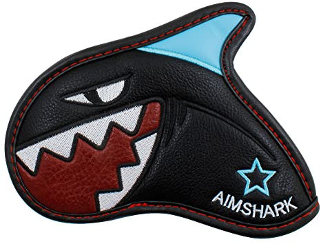 AIMSHARK Coloring Golf Iron Cover/1pcs/Golf Head Covers/Wedge Cover (Gray with Star Mark)